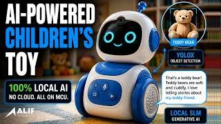 Thumbnail: AI-Powered Children's Toy Running Local Vision + Generative AI on an MCU | Alif Ensemble E8