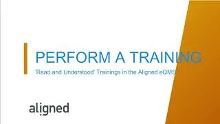 Thumbnail: Completing 'Read and Understood' Trainings