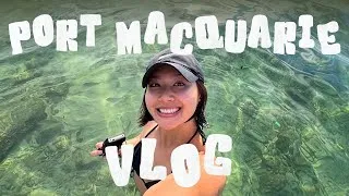 Thumbnail: PORT MACQUARIE VLOG 2024 🐟 chill beach house road trip in NSW, Australia 🏝️ #portmacquarie #vlog