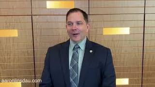 Thumbnail: Motivational Speaker Testimonial of Aaron Linsdau by Christy Cooper Director of Development