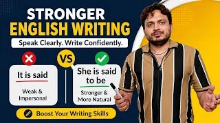 Thumbnail: How to make your writing expression stronger? | By Syed Ali Raza Kazmi 