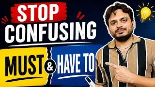 Thumbnail: STOP Confusing MUST & HAVE TO! | By Syed Ali Raza Kazmi 