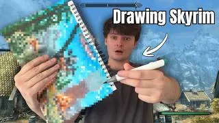Thumbnail: I Tried Drawing a VIDEO GAME In My Sketchbook!!