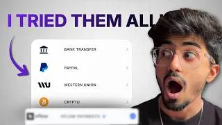 Thumbnail: I Tried Every Single Way To Get Paid Internationally