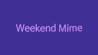Thumbnail: Weekend Mime | English Game