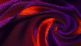 Thumbnail: 4K Voxel Swirl Motion Background Red Purple