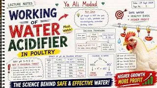 Thumbnail: water pH in Poultry | पोल्ट्री फार्मिंग में पानी की पी.एच. का महत्त्व Ali Veterinary Wisdom