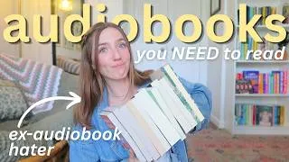 Thumbnail: the BEST audiobooks i've ever listened to 🎧📚🎤 | audiobook recommendations | part 2! ⭐️