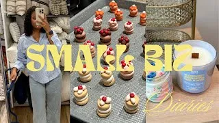 Thumbnail: SMALL BIZ VLOG 🧁 Prepping for a market ⭐️ crafting | clay making 