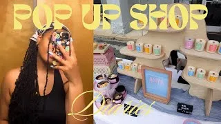 Thumbnail: COFFEE SHOP POP UP SHOP ☕️🕯️vendor vlog 15 | pop up shop diaries