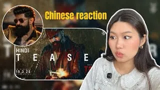 Thumbnail: CHINESE React to Indian Movie Toxic Offical Teaser🔥