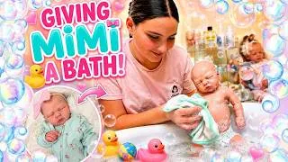 Thumbnail: Mimi Needs a Bath! 🛁Silicone Baby Bath Time!🧼