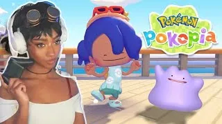 Thumbnail: Let's Play Pokopia! | First Impressions, Tears, Voice Acting
