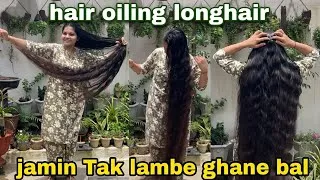 Thumbnail: Hair oiling || longhair ||  floor length hair || AlkaVerma || Chhattisgarh || hair remedies 