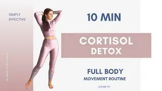 Thumbnail: 10 MIN Somatic Cortisol Detox Flow for Longevity • Stress Reducing Workout