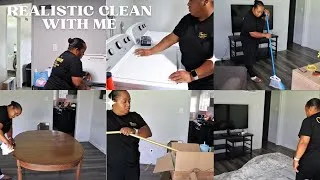 Thumbnail: Realistic cleaning routine / new week reset / cleaning schedule 