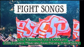 Thumbnail: OSU (Oklahoma State University) FIGHT SONGS ~ 2026 Cowboy Marching Band Preview Performance 