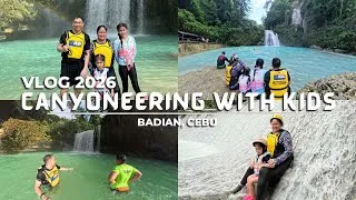 Thumbnail: Canyoneering With Kids 2025 🏔️💦 | Kawasan Falls Cebu Family Vlog | RGS Canyoneering
