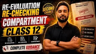 Thumbnail: 📢Re-Evaluation Re-Checking Compartment 2026 Step by Step Full Process | CBSE Compartment Exam 2026