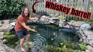 Thumbnail: Building a Waterfall With a Whiskey Barrel