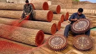 Thumbnail: Incredible Process of Making Wooden Clock | Inside Factory Process of Mass Production Wall Clocks