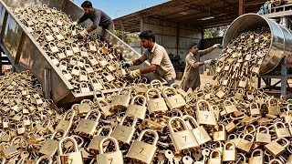 Thumbnail: Most incredible Process of Making Padlocks & Key Lock in Factory | Manufacturing Mass Production 