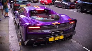 Thumbnail: Ferrari 296 Speciale with Brill Steel Exhaust - VERY LOUD Acceleration Sound in London!!!
