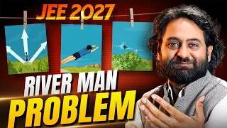 Thumbnail: River-Man Problem अब कभी नहीं भूलेगा! 💯 | Shortest Time vs Shortest Path | Anadi Sir