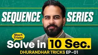 Thumbnail: Sequence & Series Questions in 10 Seconds😱Sequence Short TRICKS |DHURANDHAR TRICKS by Sachin Mor Sir