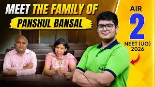 Thumbnail: Behind NEET AIR 2 Success! 😱 Honest Parenting Tips & Routine | Panshul Bansal