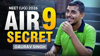 Thumbnail: NEET UG 2026 AIR 9 Gaurav Singh Secret Strategy Exposed! 🩺🔥 | ALLEN NEET