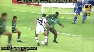 Thumbnail: O QUE O EDMUNDO JOGOU NESSE CAMPEONATO FOI BRINCADEIRA| VASCO X PALMEIRAS FINAL BRASILEIRO 1997😱🔥