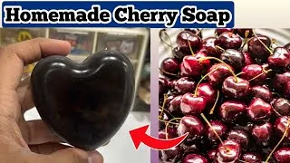 Thumbnail: How to make cherry Soap at Home | Diy Cherry Soap | Homemade Cherry Soap | SkinWhitening Cherry soap