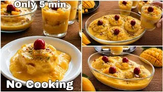 Thumbnail: Won 1st Prize in 5 Min. Fireless Cooking Recipes for Competition Soft Tasty Mango Rasmalai Recipe 