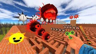Thumbnail: Sun 1 To Sun 9 Incredibox Sprunki's In Maze Gmod