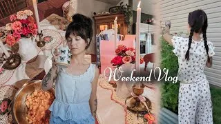 Thumbnail: Cozy August Weekend Vlog | party prep, diy gifts, clothes haul