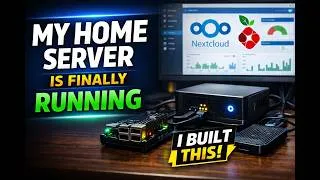 Thumbnail: My Home Server Is Finally Running (Setup + First Look)