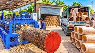 Thumbnail: Incredible Woodworking Skills | Turning Giant Logs into Beautiful Masterpieces