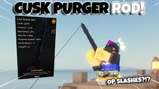 Thumbnail: Obtaining The CUSK PURGER Rod In Fisch! (OP SLASHES)
