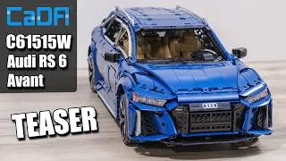 Thumbnail: CaDA 1:8 Audi RS 6 Avant Teaser 2 | Best 1:8 Bricks Car of the Year is Coming! Cada C61515W