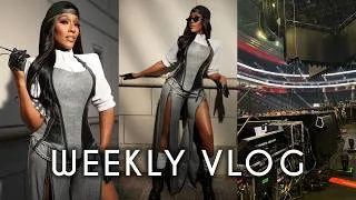 Thumbnail: WEEKLY VLOG! | sorority party + gym sessions + traveling + fittings + late nights & more...