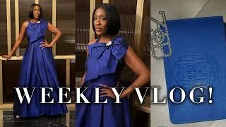 Thumbnail: WEEKLY VLOG! | travel day + becoming a soror + dinner dates + story times & more...