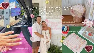 Thumbnail: A FEW COZY DAYS IN MY LIFE VLOG! lots of baby shower prep, nail apt day, and nursery updates!