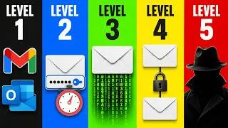 Thumbnail: Levels of Email Security (make email impossible to hack)