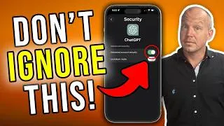 Thumbnail: DON'T use ChatGPT without this security setting