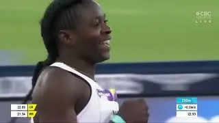 Thumbnail: Watch as Christine MBOMA buries the field in Women's 200m Semi final Commonwealth Games 2022