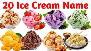 Thumbnail: 20 Icecream Name in English and Hindi with Pictures | Icecream name for kids | Kids Learning Video |