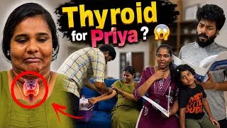 Thumbnail: What happened to PRIYA’s THROAT?? 😞 | பிரச்சனை VLOG 😢 | Allu Loves Priya 