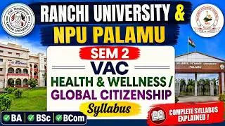 Thumbnail: Ranchi University & NPU SEM 2 VAC Understanding India Syllabus  || Complete Syllabus || FYUGP