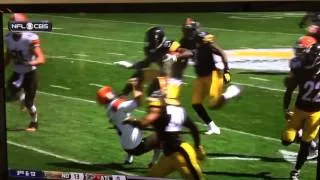 Thumbnail: Steelers Wide Receiver Kicks Browns Punter In The Face
